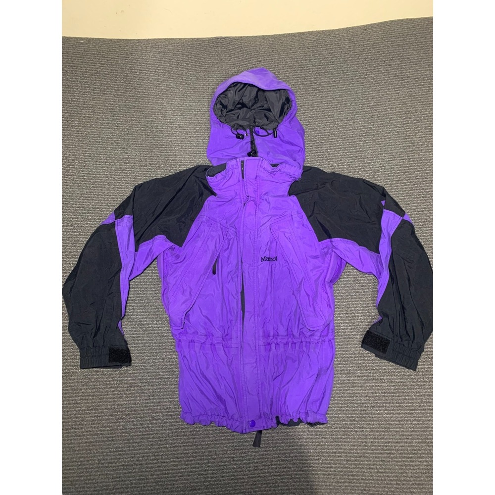 Marmot Gore-Tex Jacket Womens Small Purple Waterproof Windproof Windbreaker